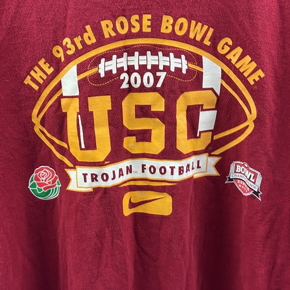 Nike USC Trojans T Shirt Men’s Size XL Rose Bowl 2007 The Coliseum - Picture 3 of 6